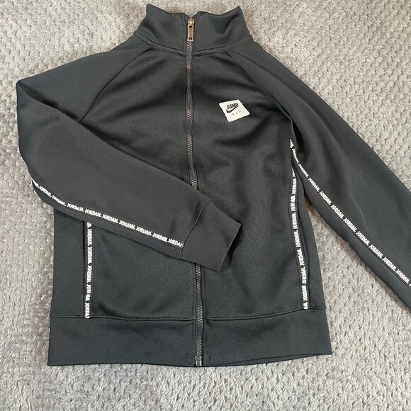 Nike Other - Nike Air Jordan Jumpman Track Suit Jacket Boys M Black White Basketball Sports